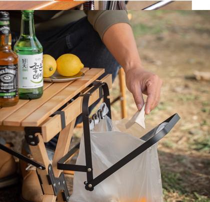 Outdoor Camping Desktop Garbage Rack